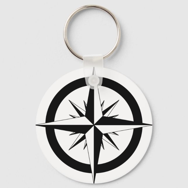 Chaveiro Rosa de Compass (Frente)
