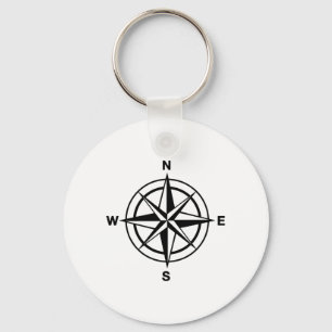 Chaveiro Rosa de Compass Náutico