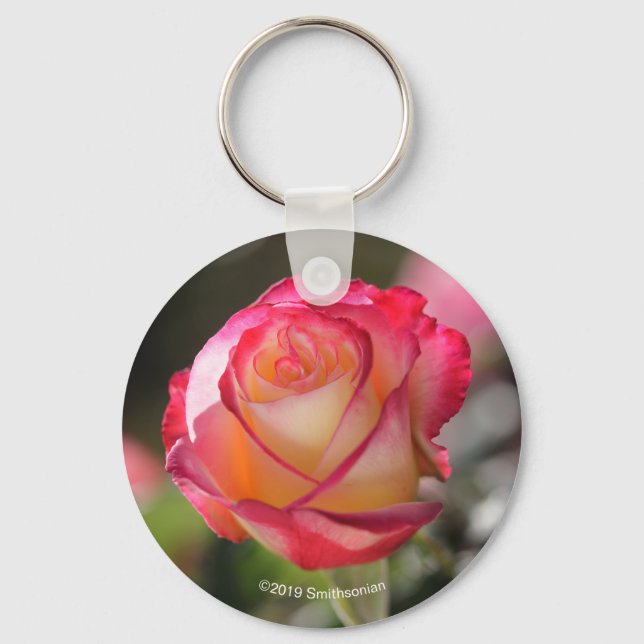 Chaveiro Rosa de dupla Delícia (Frente)