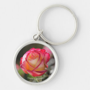 Chaveiro Rosa de dupla Delícia