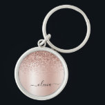 Chaveiro Rosa Dourado - Nome do Monograma do Metal com Lant<br><div class="desc">Rosa Dourado - Chaveiros com nomes De Monograma (Cadeia-Chave) De Folha Cinzenta Cinzenta Cinzenta Cinzenta Com Folha Metálica Cinzenta. Isto faz o doce e perfeito aniversário de 16 anos, casamento, chá de panela, aniversário, chá de fraldas ou festa de solteira presente para alguém que ama luxo de luxo e estilos...</div>