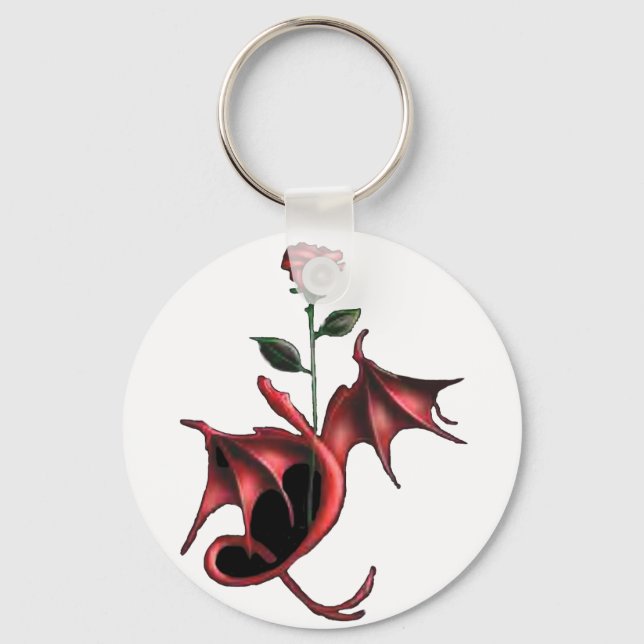 Chaveiro Rosa Dragon (Frente)
