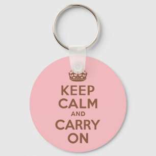 Chaveiro Rosa e Castanho Mantêm Calma e Continuam
