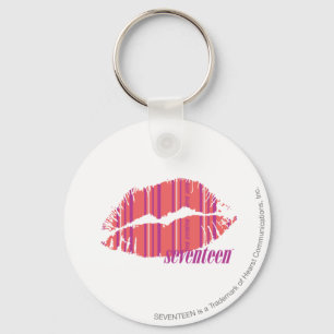 Chaveiro Rosa fino das listras