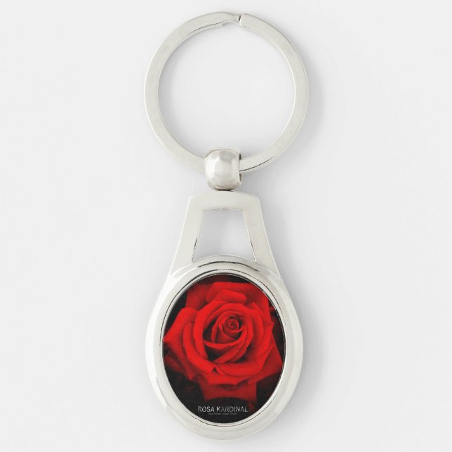 Chaveiro Rosa Kardinal：Metal Key Chain (Frente)