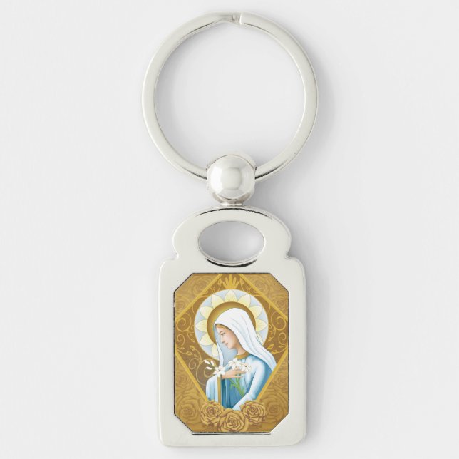 Chaveiro Rosa místico (Frente)