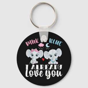 Chaveiro Rosa Ou Azul, Eu Já Te Amo.