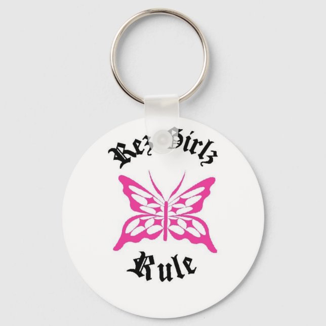 Chaveiro rosa-preto (Frente)