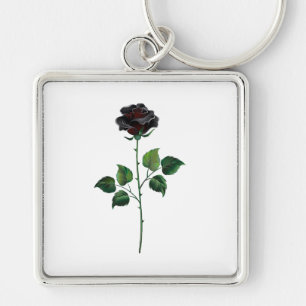 Chaveiro Rosa preto