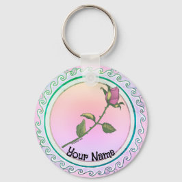 Chaveiro Rosa Rosa