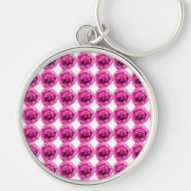 Chaveiro Rosa rosa (Frente)