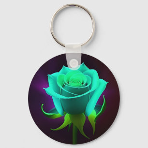 Chaveiro Rosa Verde Neon