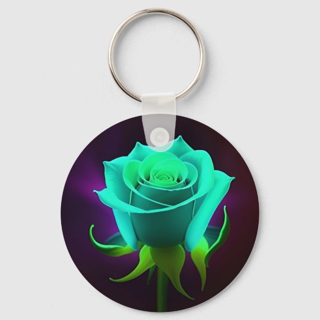 Chaveiro Rosa Verde Neon (Frente)