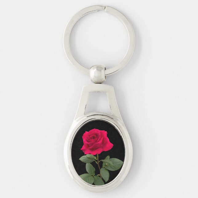 Chaveiro Rosa vermelha (Frente)