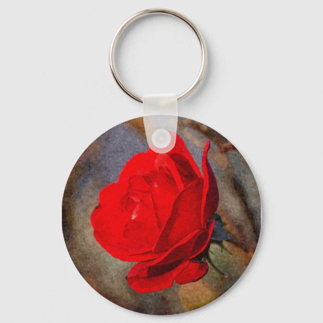 Chaveiro Rosa Vermelha (Frente)