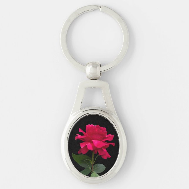 Chaveiro Rosa vermelha (Frente)