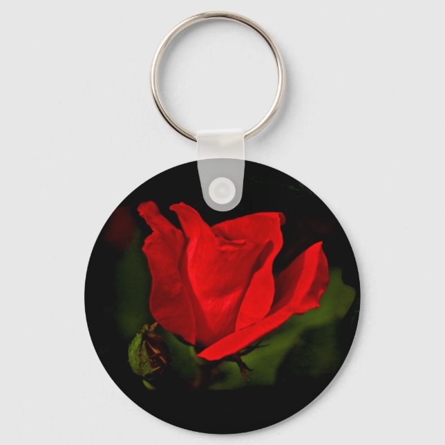 Chaveiro Rosa vermelha - Paixão Escura (Frente)