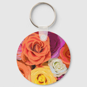Chaveiro Rosas