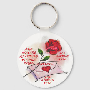 Chaveiro ROSAS BONITOS! Corrente chave