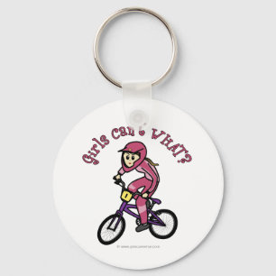 Chaveiro Rosas claro Meninas BMX