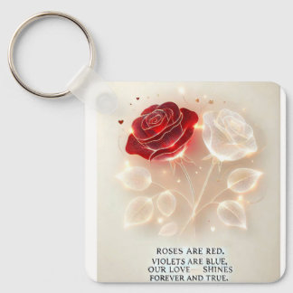 Chaveiro Rosas de Luz e Amor