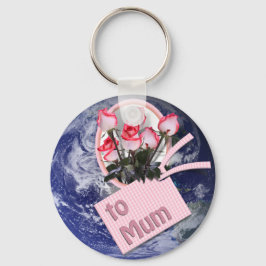 Chaveiro Rosas para Mãe no Dia de as mães