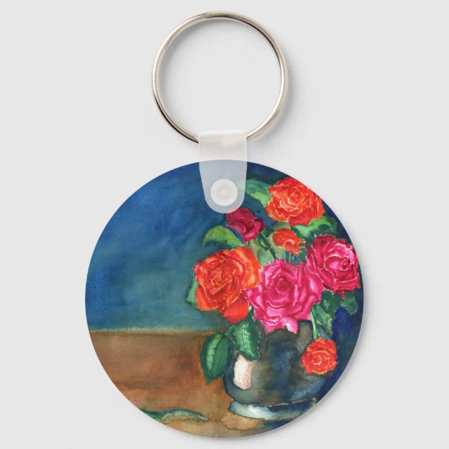 Chaveiro Rosas para o meu amor (Frente)