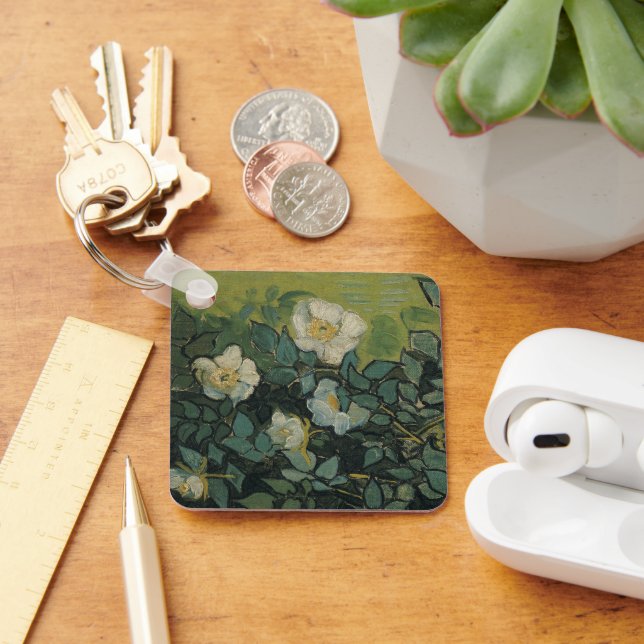 Chaveiro Rosas Silvestres por Vincent van Gogh (Mesa)