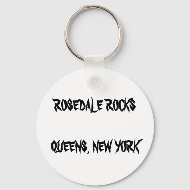 CHAVEIRO ROSEDALE ROCKS RAEENS, KEYRING DE NOVA YORK (Frente)