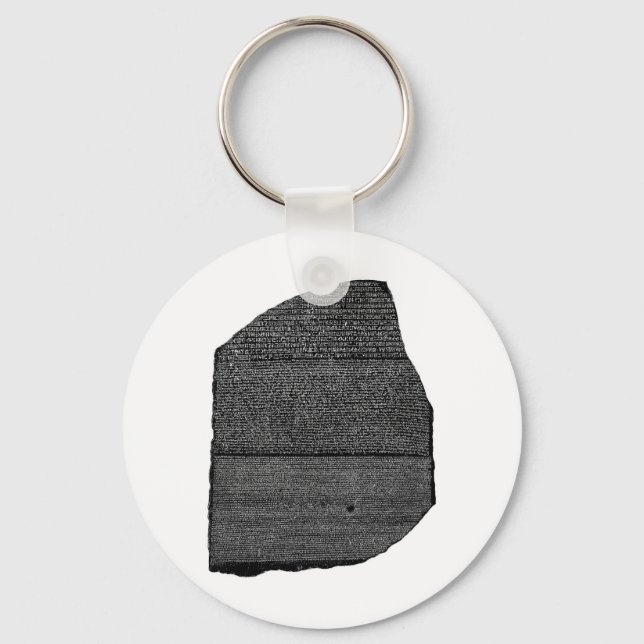 Chaveiro Rosetta Stone Egípcia Granodiorite Stele (Frente)