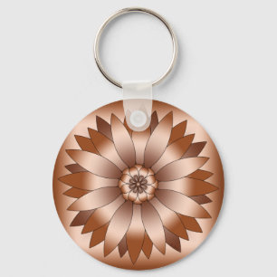 Chaveiro Rosette de cobre