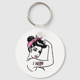 Chaveiro Rosie Riveter Eu Ganhei Conhecimento Sobrevivência