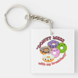 CHAVEIRO ROSQUINHA MESSY COM MEU CAFÉ DA MANHÃ