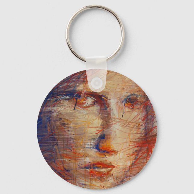 Chaveiro Rosto Abstrato (Frente)