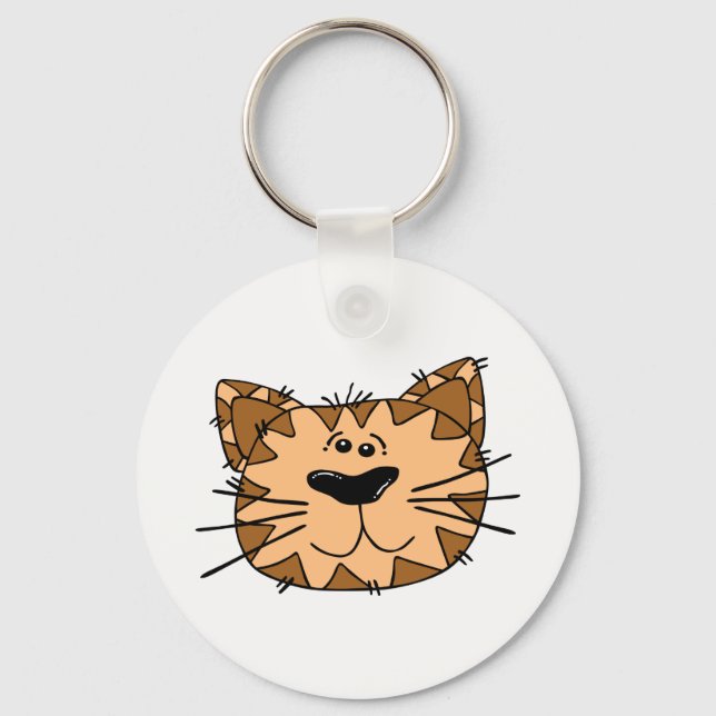 Chaveiro Rosto de Gato (Frente)
