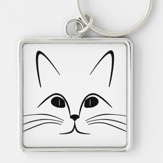 CHAVEIRO ROSTO DE GATO (Frente)