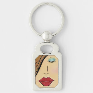 Chaveiro Rosto Feminino