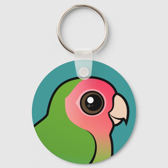 Chaveiro Rosy-faced Lovebird (Frente)