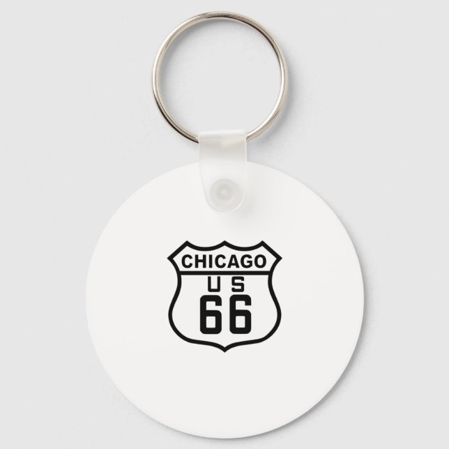 Chaveiro Rota 66 Chicago (Frente)