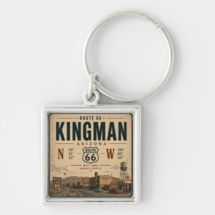 Chaveiro Rota Retro 66 Kingman Arizona Lembrança