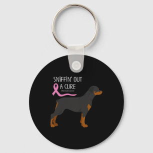 Chaveiro Rottweiler Cão Espessado Sensibilização do Cancer