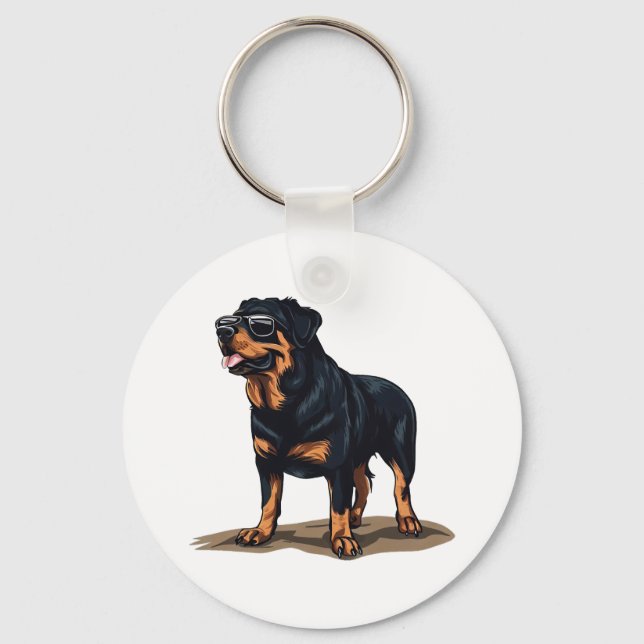 Chaveiro Rottweiler O Explorador (Frente)
