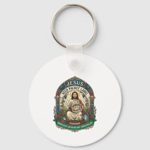 Chaveiro Rótulo de Pacote de Sementes Jesus Pacote de Semen