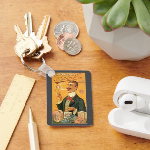 Chaveiro Rótulo do Produto Vintage, Cigarro Russo