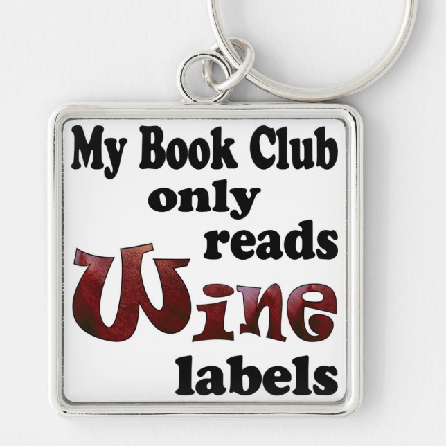 Chaveiro Rótulos de Vinho do Clube do Livro (Frente)