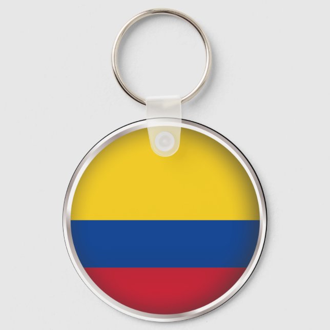 Chaveiro Round Colombia (Frente)