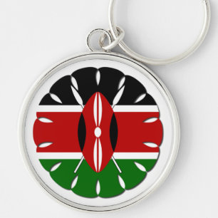 Chaveiro Round Kenyan Motif: Um Símbolo Nacional