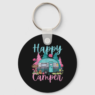 Chaveiro Roupa de acampamento engraçada feliz para trailer 