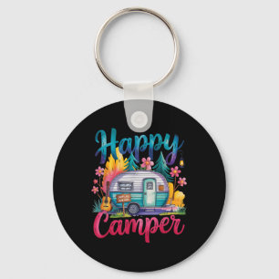 Chaveiro Roupa de acampamento engraçada feliz reboque Rv cr