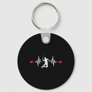 Chaveiro Roupa de Pulsação de Badminton Lovers